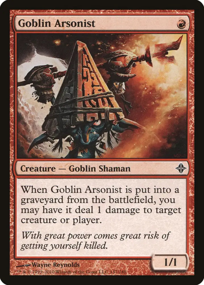 Goblin Arsonist [Rise of the Eldrazi] - MTG Single