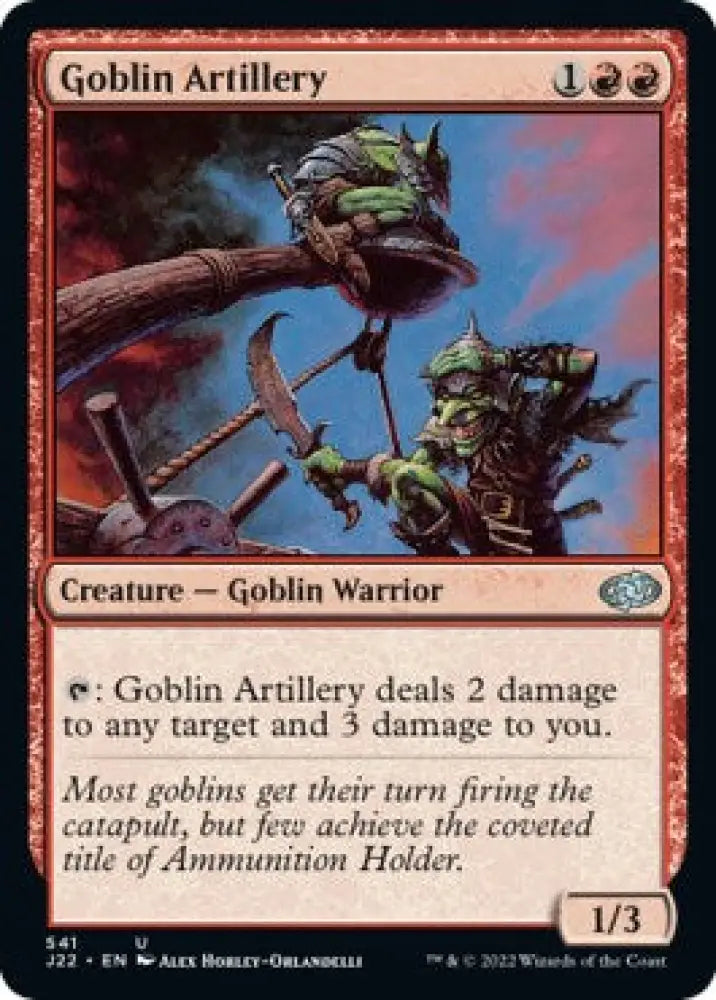 Goblin Artillery [Jumpstart 2022] - MTG Single
