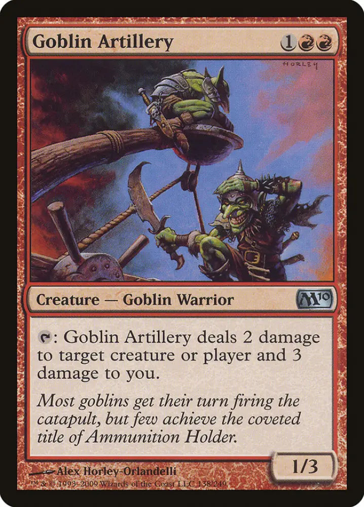 Goblin Artillery [Magic 2010] - MTG Single
