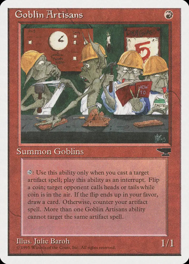Goblin Artisans [Chronicles] - MTG Single