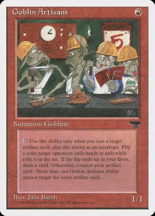 Goblin Artisans [Chronicles] - MTG Single