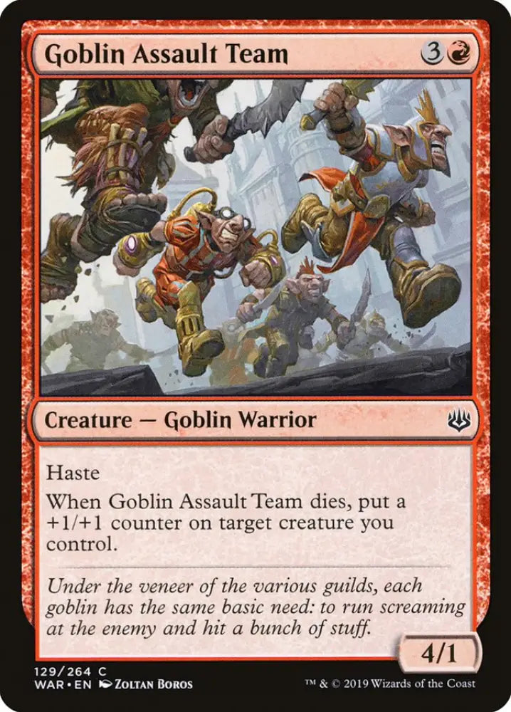 Goblin Assault Team [War of the Spark] - MTG Single