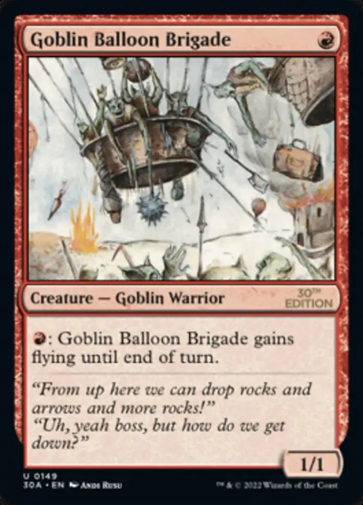 Goblin Balloon Brigade [30th Anniversary Edition] - MTG Single
