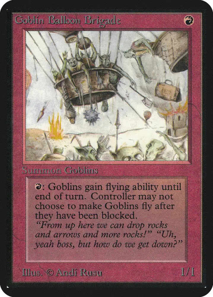 Goblin Balloon Brigade [Alpha Edition] - MTG Single