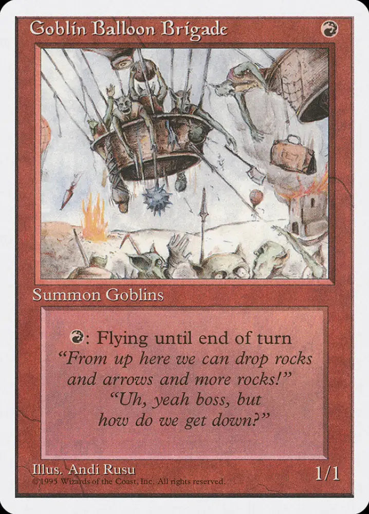 Goblin Balloon Brigade [Fourth Edition] - MTG Single