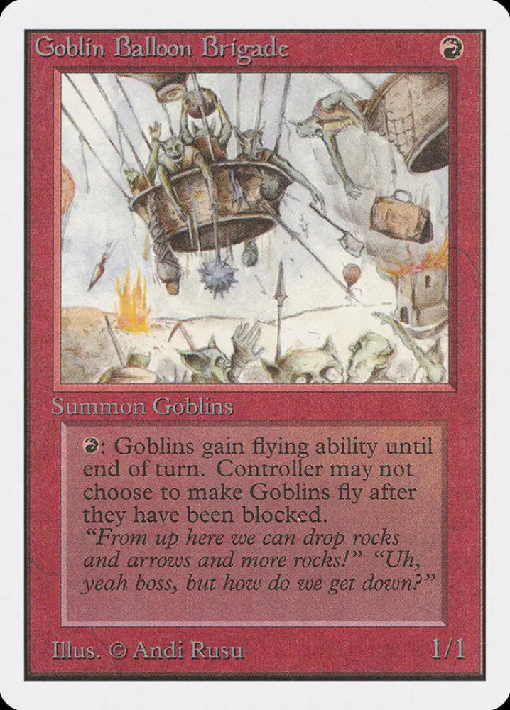 Goblin Balloon Brigade [Unlimited Edition] - MTG Single