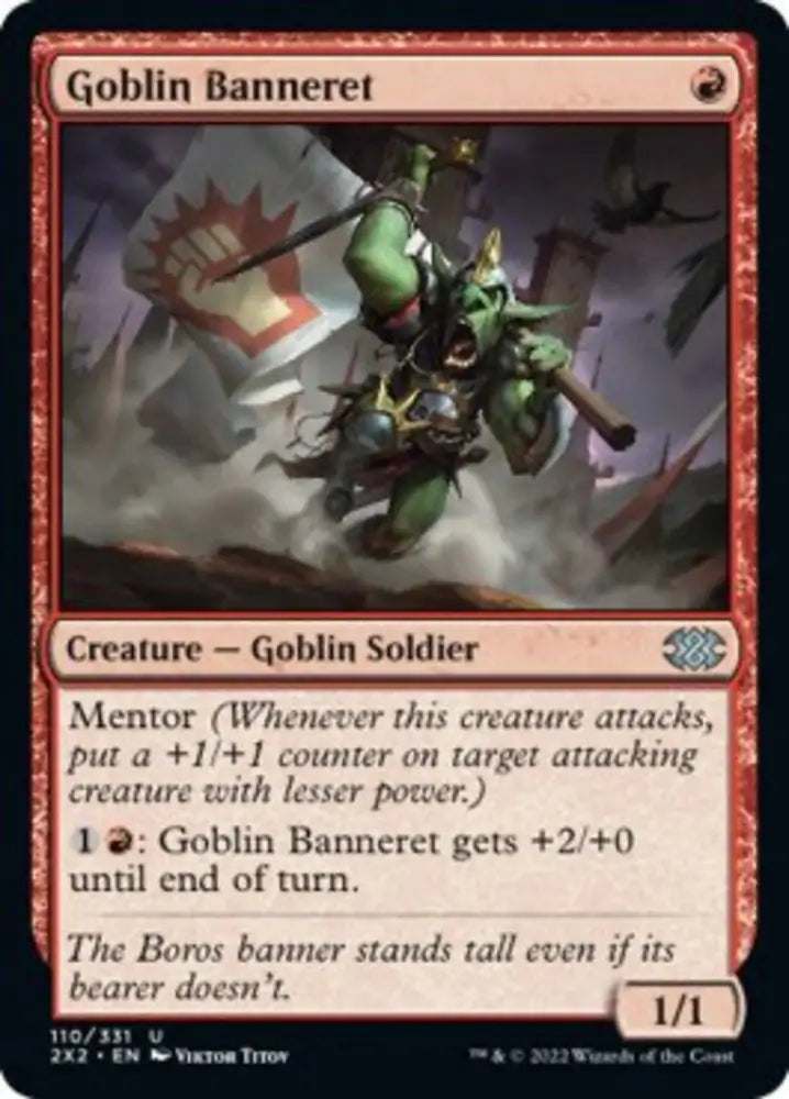 Goblin Banneret [Double Masters 2022] - MTG Single
