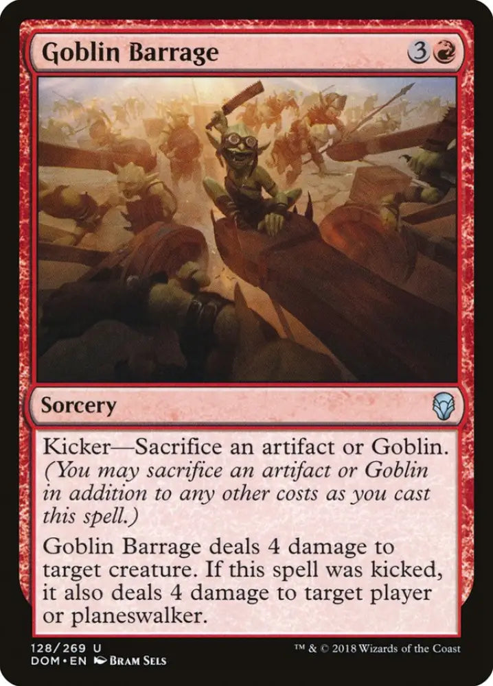 Goblin Barrage [Dominaria] - MTG Single