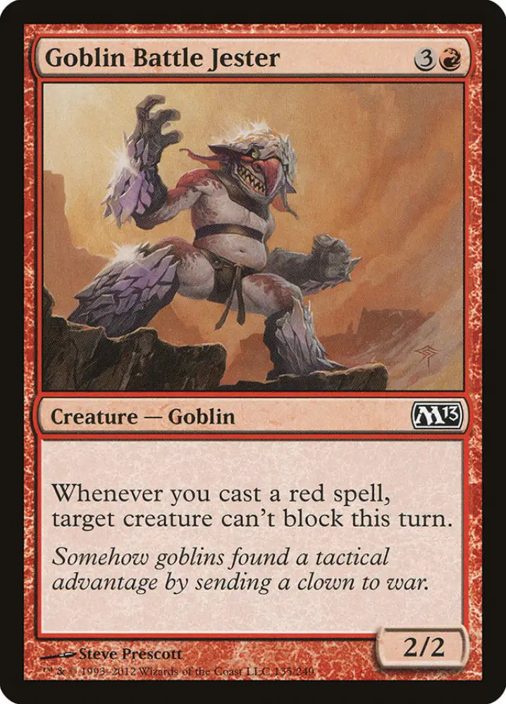 Goblin Battle Jester [Magic 2013] - MTG Single