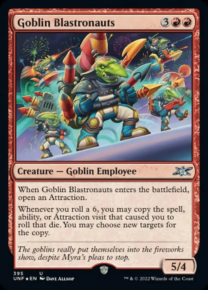 Goblin Blastronauts (Galaxy Foil) [Unfinity] - MTG Single