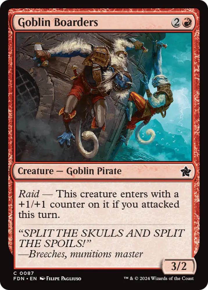Goblin Boarders [Foundations] - MTG Single