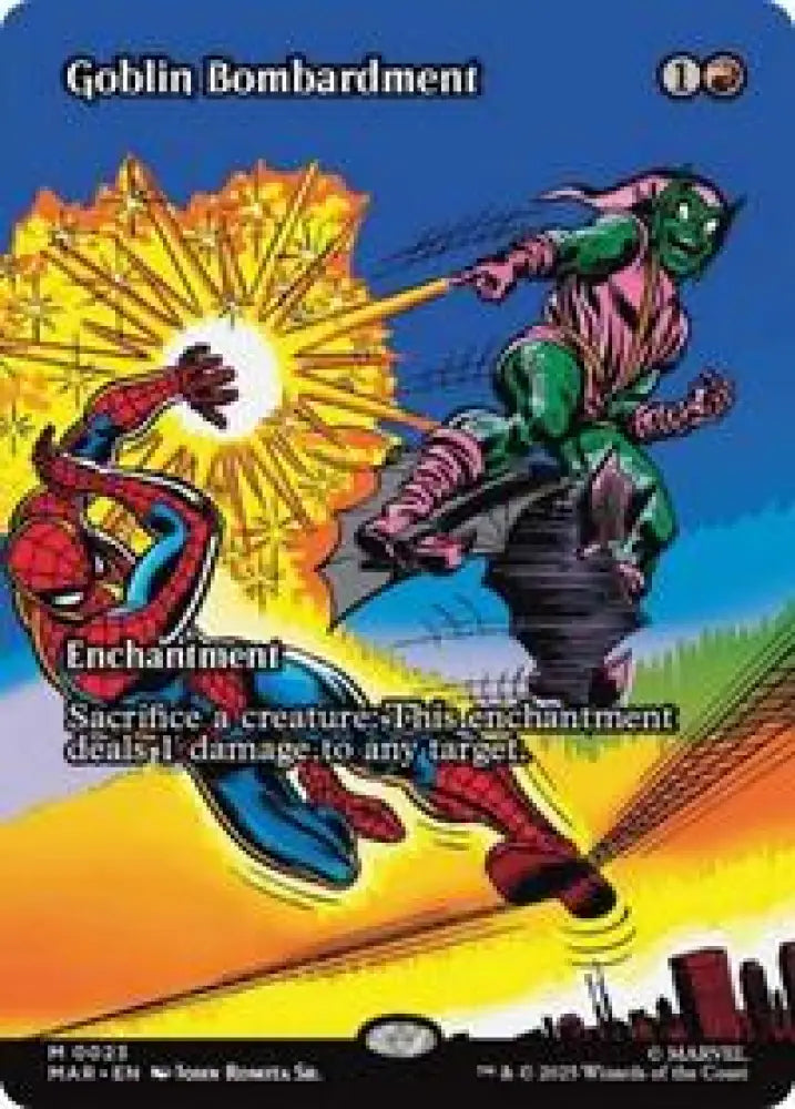 Goblin Bombardment (Borderless) (23) [Marvel Eternal-Legal]