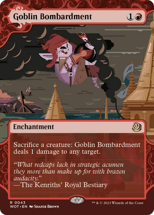 Goblin Bombardment [Wilds of Eldraine: Enchanting Tales] - MTG Single