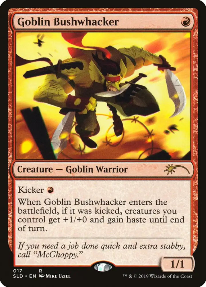 Goblin Bushwhacker [Secret Lair Drop Series] - MTG Single
