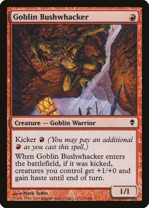 Goblin Bushwhacker [Zendikar] - MTG Single
