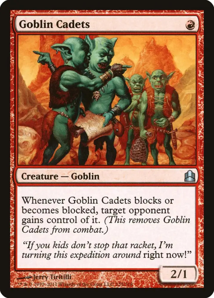 Goblin Cadets [Commander 2011] - MTG Single