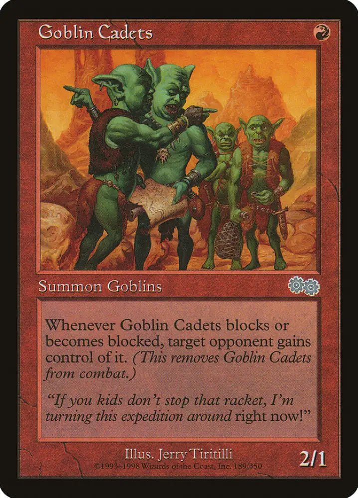 Goblin Cadets [Urza’s Saga] - MTG Single