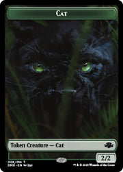 Goblin // Cat (008) Double-Sided Token [Dominaria Remastered Tokens] - MTG Single