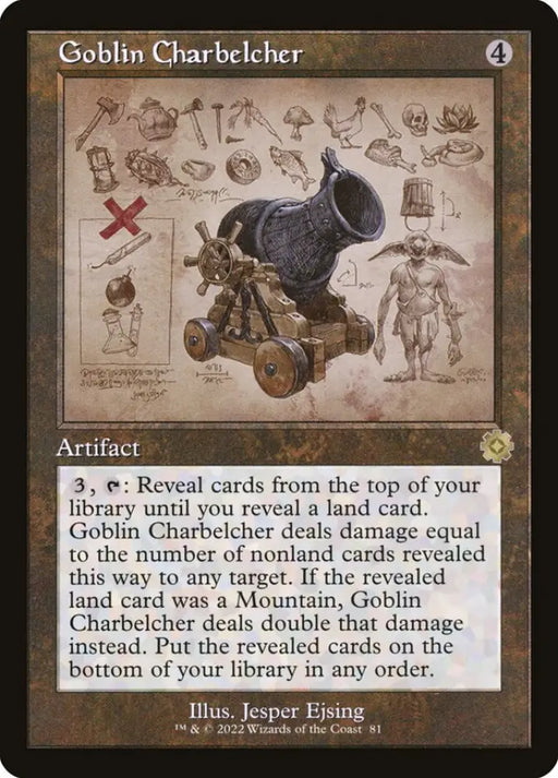 Goblin Charbelcher (Retro Schematic) [The Brothers’ War Retro Artifacts] - MTG Single