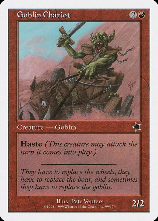 Goblin Chariot [Starter 1999] - MTG Single