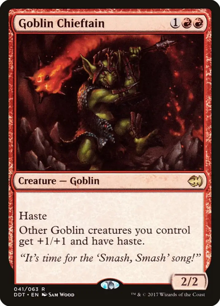 Goblin Chieftain [Duel Decks: Merfolk vs. Goblins] - MTG Single