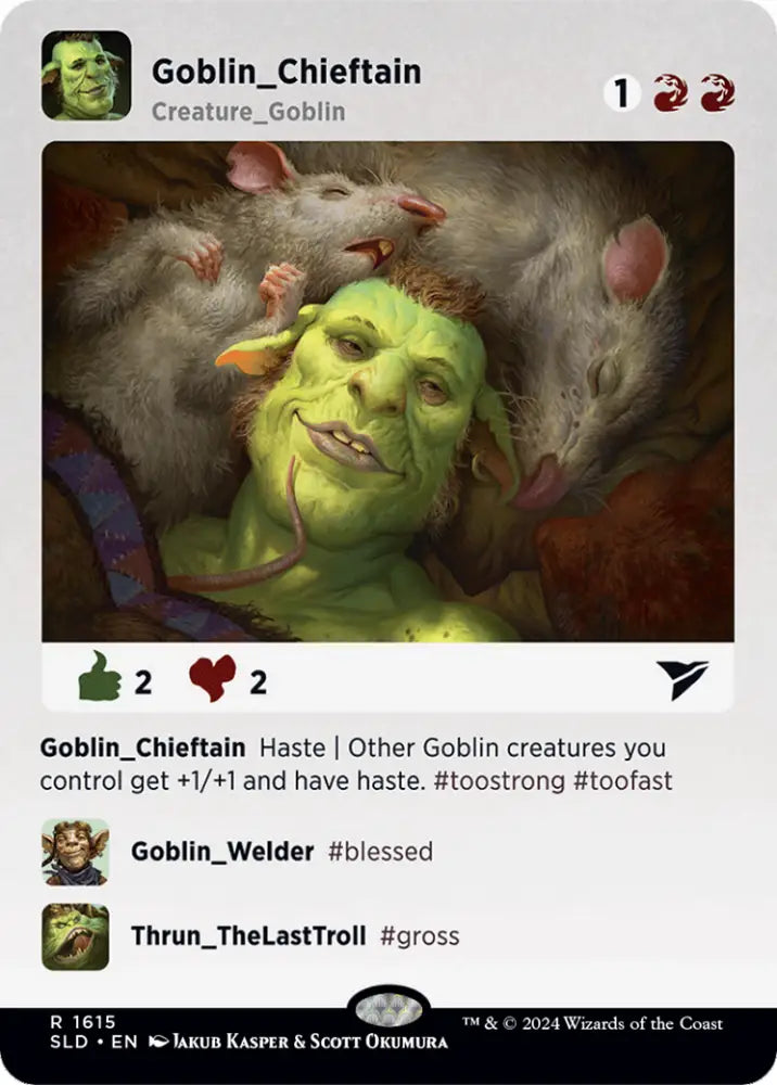 Goblin Chieftain [Secret Lair Drop Series] - MTG Single