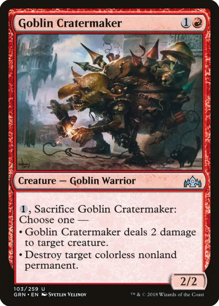 Goblin Cratermaker [Guilds of Ravnica] - MTG Single