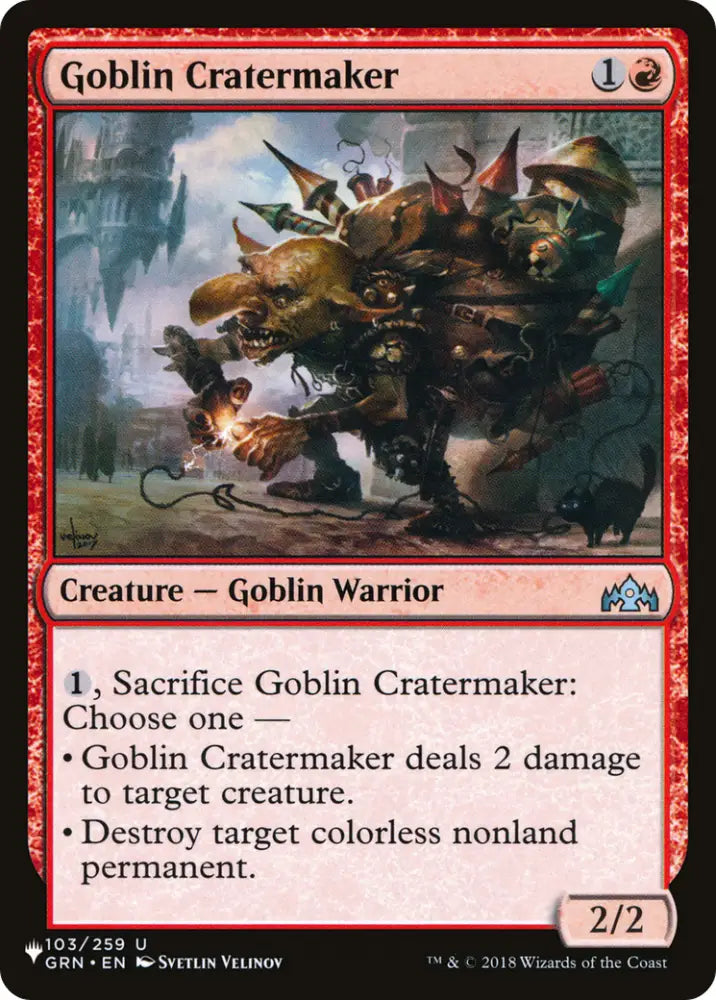Goblin Cratermaker [The List] - MTG Single