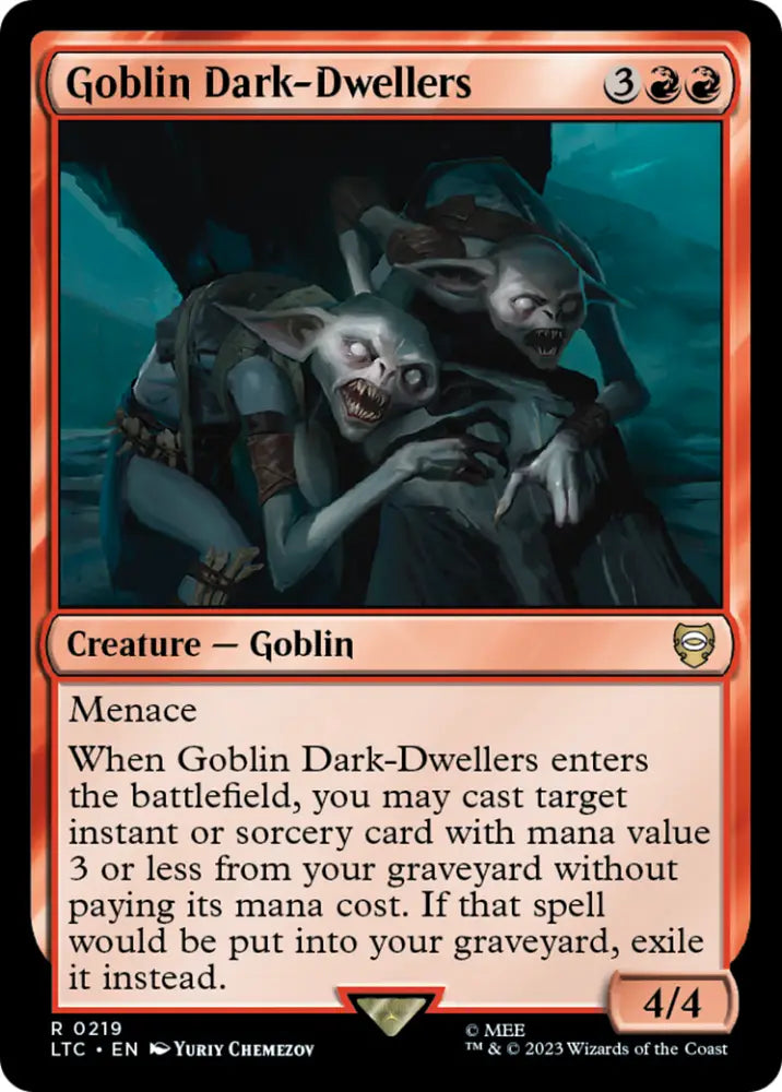 Goblin Dark-Dwellers [The Lord of the Rings: Tales of Middle-Earth Commander] - MTG Single
