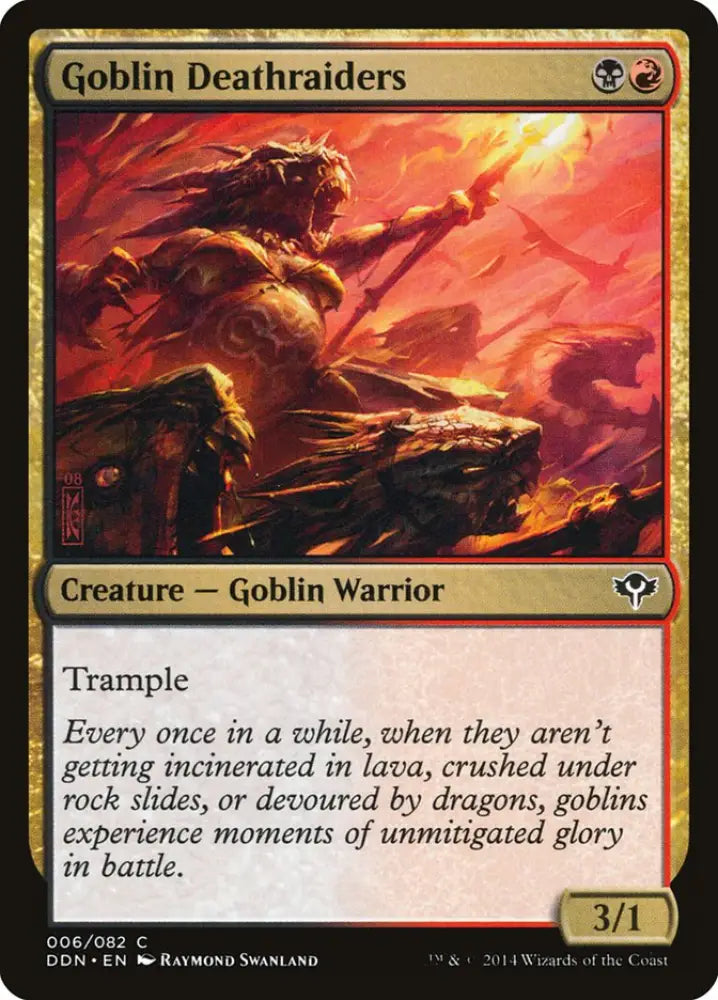 Goblin Deathraiders [Duel Decks: Speed vs. Cunning] - MTG Single