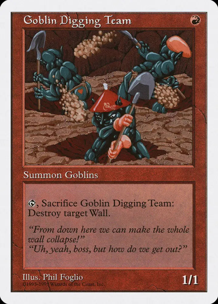 Goblin Digging Team [Anthologies] - MTG Single
