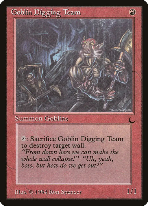 Goblin Digging Team [The Dark] - MTG Single