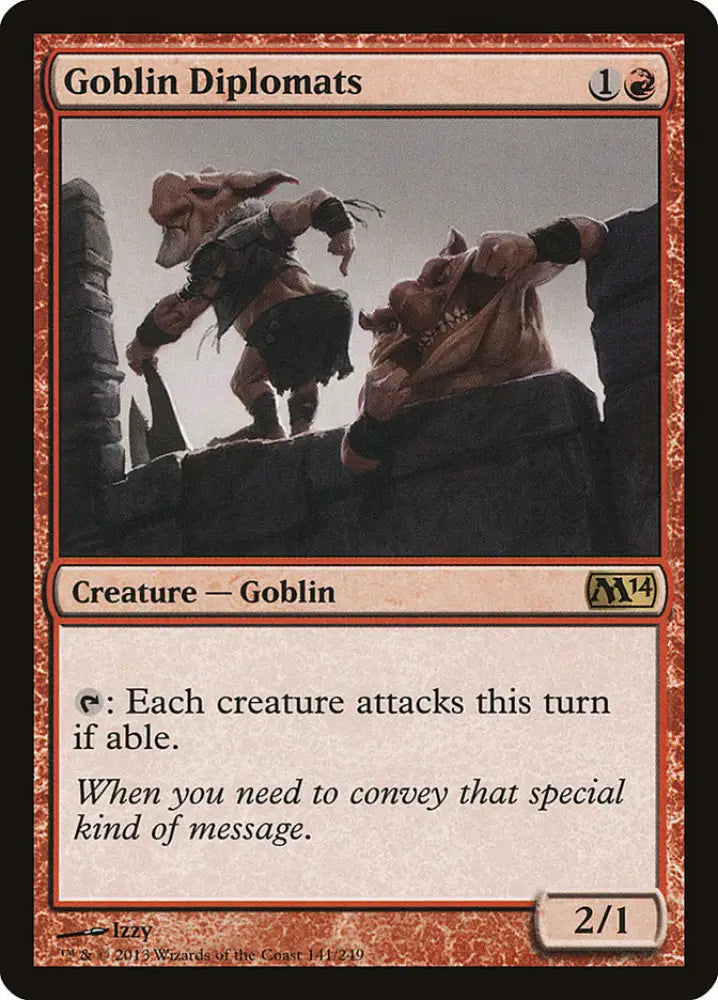 Goblin Diplomats [Magic 2014] - MTG Single