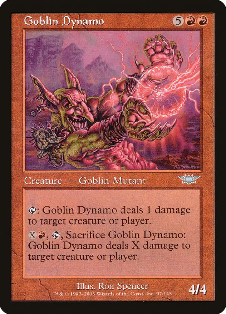 Goblin Dynamo [Legions] - MTG Single
