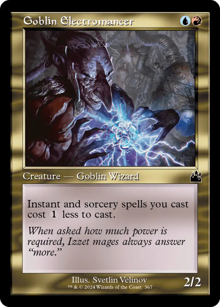 Goblin Electromancer (Retro Frame) [Ravnica Remastered] - MTG Single