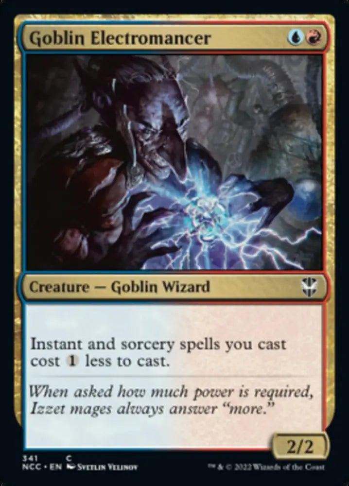Goblin Electromancer [Streets of New Capenna Commander] - MTG Single