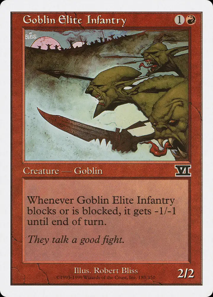 Goblin Elite Infantry [Classic Sixth Edition] - MTG Single