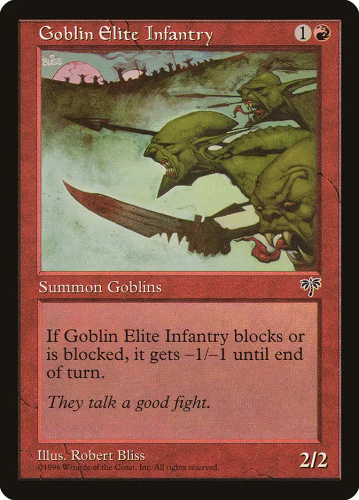 Goblin Elite Infantry [Mirage] - MTG Single