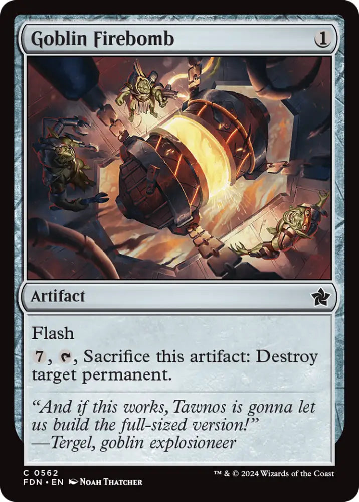 Goblin Firebomb [Foundations] - MTG Single