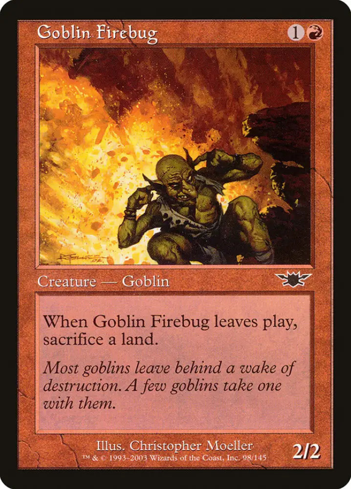 Goblin Firebug [Legions] - MTG Single