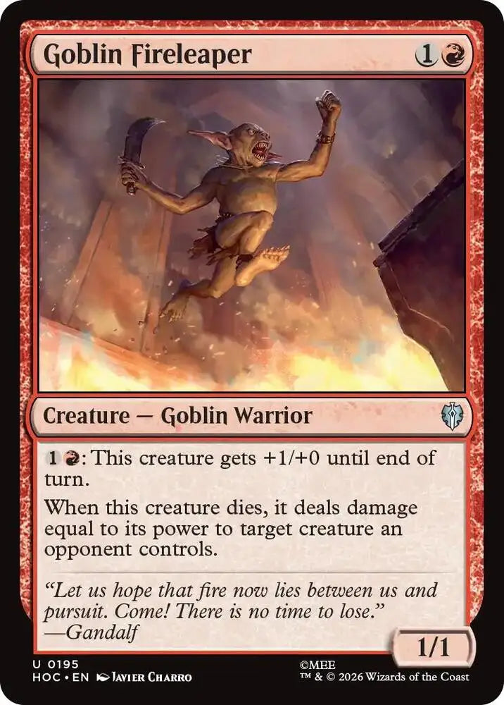 Goblin Fireleaper (195) [The Hobbit: Eternal-Legal]