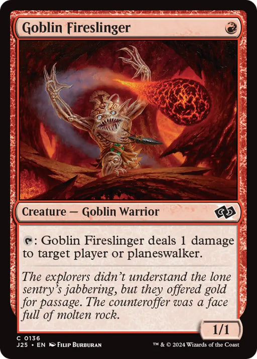 Goblin Fireslinger [Foundations Jumpstart] - MTG Single