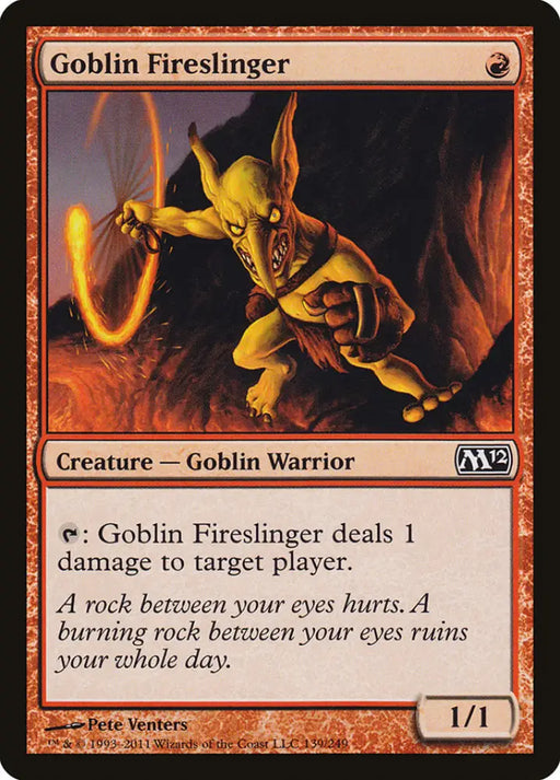 Goblin Fireslinger [Magic 2012] - MTG Single