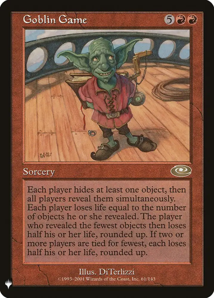 Goblin Game [The List] - MTG Single