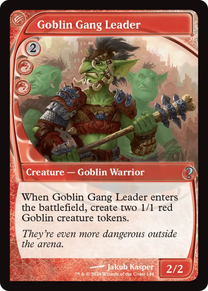 Goblin Gang Leader (Future Sight) [Mystery Booster 2] - MTG Single