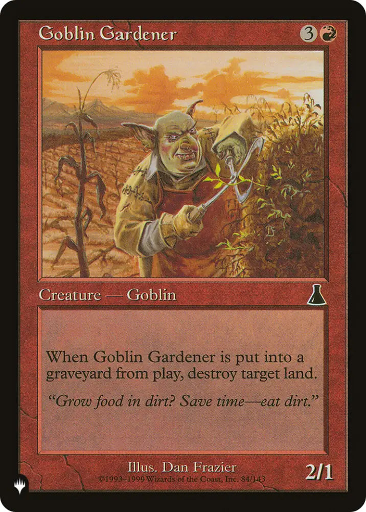 Goblin Gardener [The List] - MTG Single