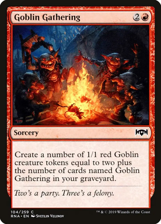 Goblin Gathering [Ravnica Allegiance] - MTG Single
