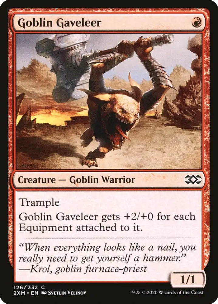 Goblin Gaveleer [Double Masters] - MTG Single
