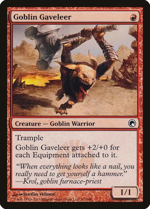 Goblin Gaveleer [Scars of Mirrodin] - MTG Single