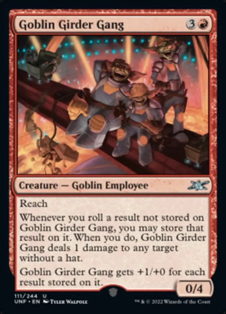 Goblin Girder Gang [Unfinity] - MTG Single